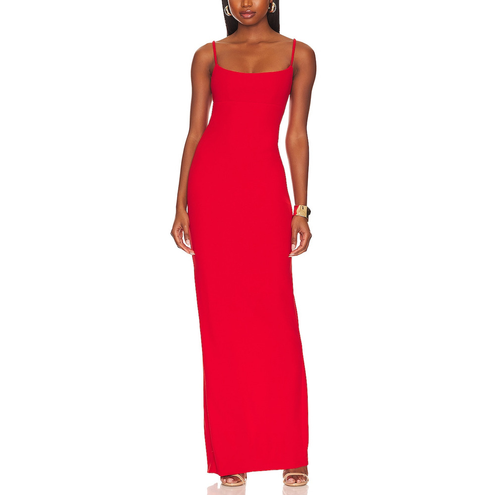 Nookie Red Maxi Slip Dress